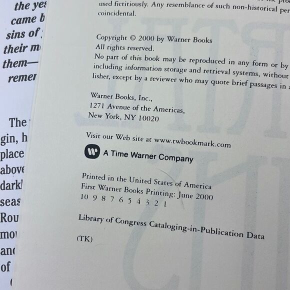 Mortal Sins a novel by Penn Williamson. Paperback 2000 - Picture 6 of 6